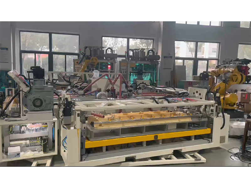 转台式机械手涂胶工站